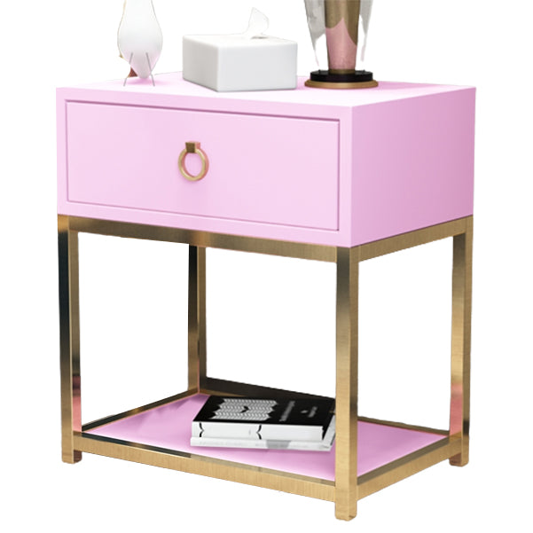 Wooden Bedside Cabinet Table Modern Minimalist Bedside Table with Legs