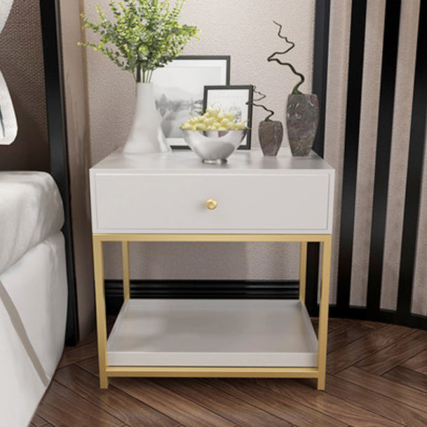 Wooden Bedside Cabinet Table Modern Minimalist Bedside Table with Legs