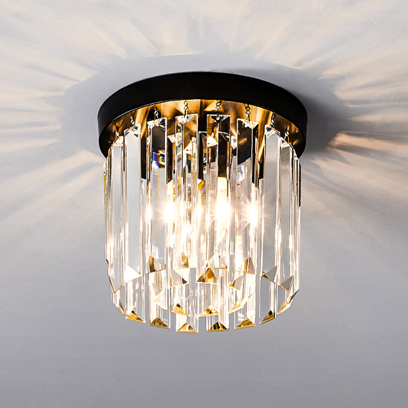 Modern Ceiling Lamp Creative Crystal Shade Flush Mount Light Fixture