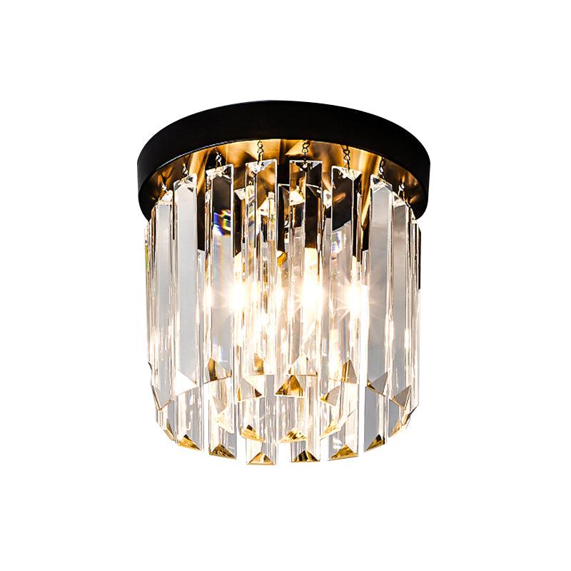 Modern Ceiling Lamp Creative Crystal Shade Flush Mount Light Fixture