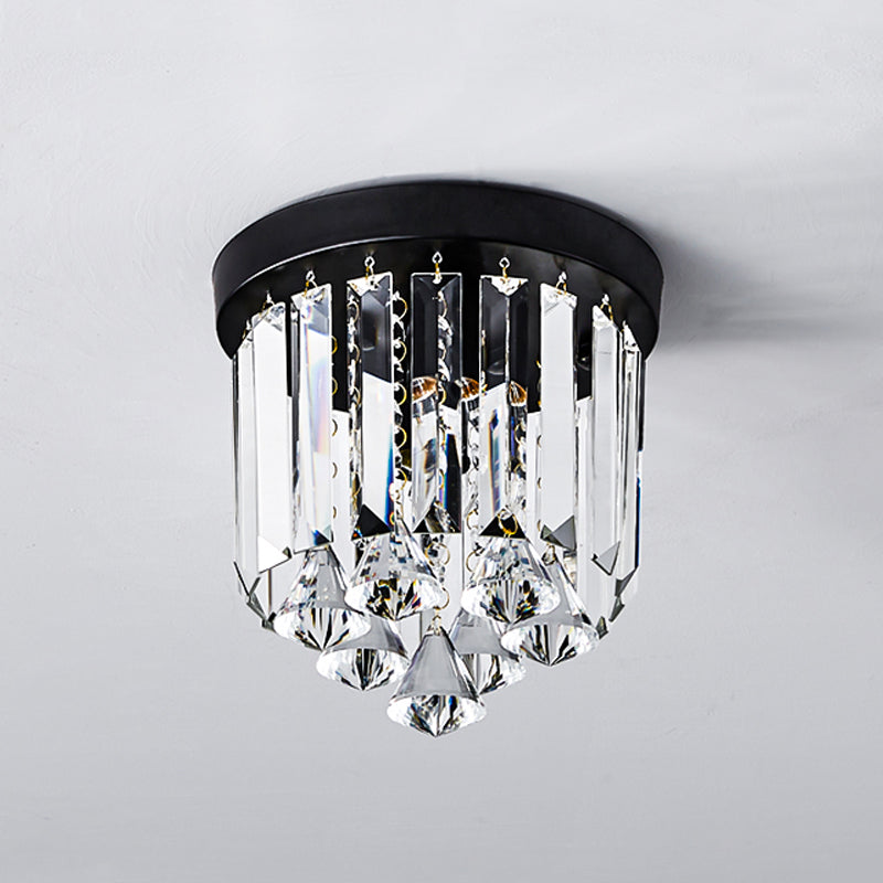 Modern Ceiling Lamp Creative Crystal Shade Flush Mount Light Fixture