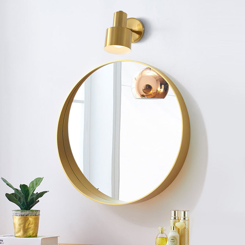 1-Light Vanity Light Modern Mirror Front Light with Metal Shade for Bathroom