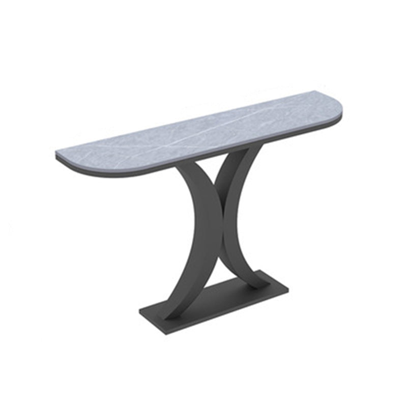 31.5-inch Tall Modern Console Table 1-shelf Stone Accent Table