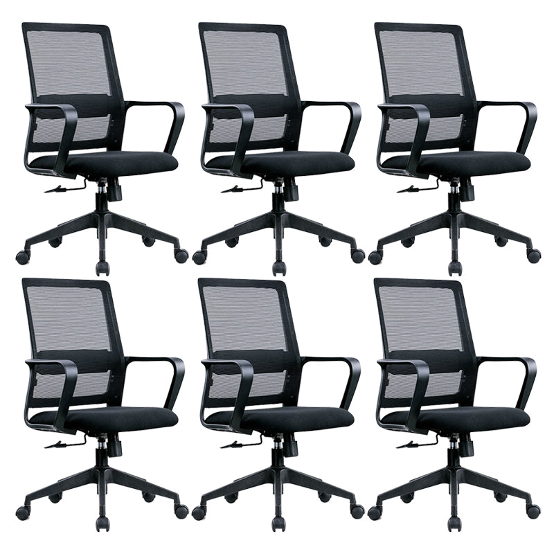 Modern Desk Chair Mesh Ergonomic Chair High-Back Chair with Wheels