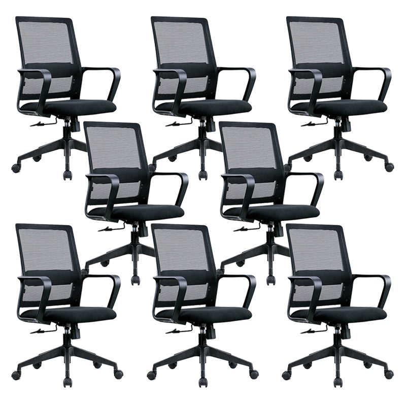 Modern Desk Chair Mesh Ergonomic Chair High-Back Chair with Wheels