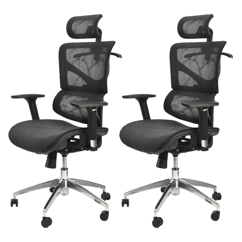 Contemporary Mid-Back Office Chair Ergonomic Adjustable Seat Height Desk Chair