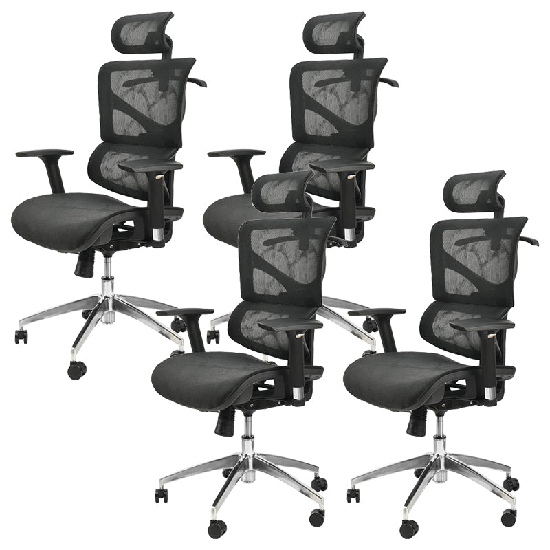 Contemporary Mid-Back Office Chair Ergonomic Adjustable Seat Height Desk Chair