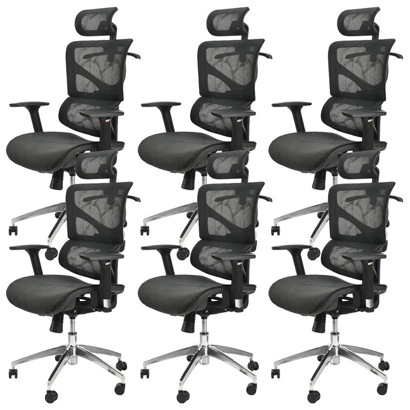 Contemporary Mid-Back Office Chair Ergonomic Adjustable Seat Height Desk Chair