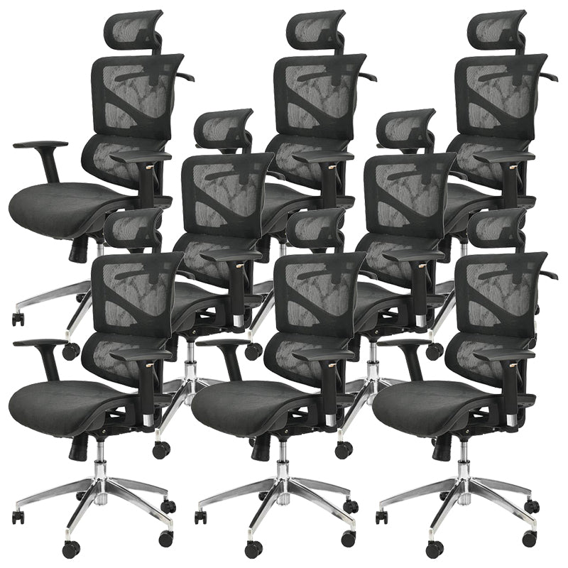 Contemporary Mid-Back Office Chair Ergonomic Adjustable Seat Height Desk Chair