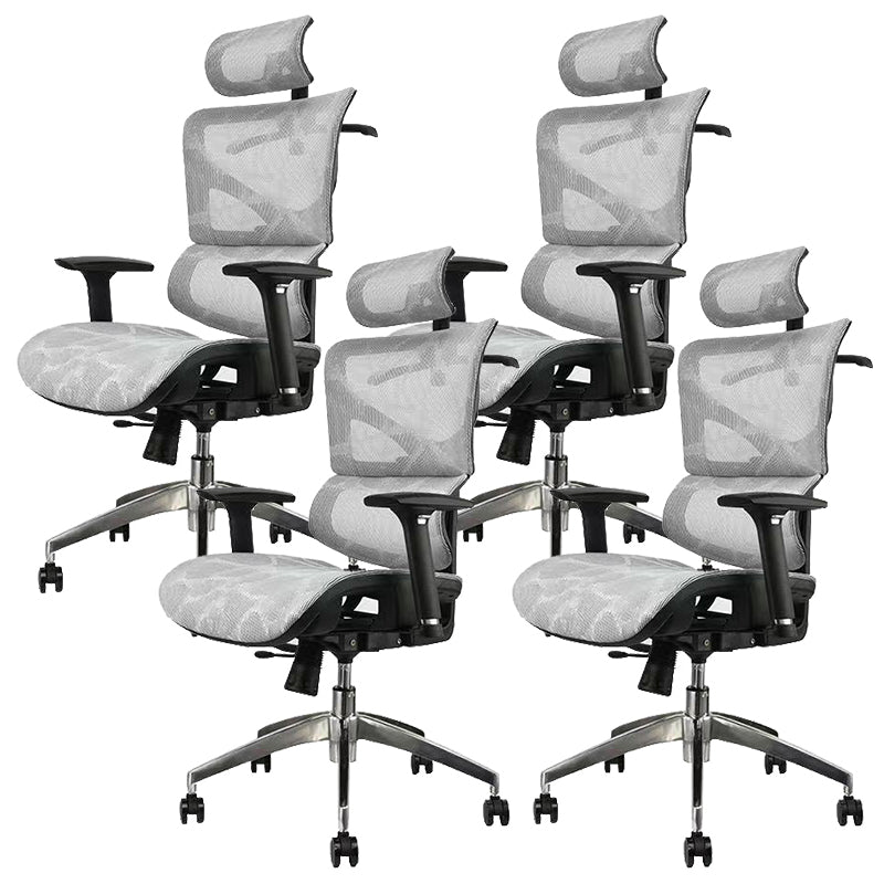 Contemporary Mid-Back Office Chair Ergonomic Adjustable Seat Height Desk Chair