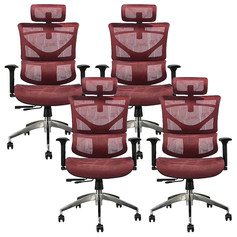 Contemporary Mid-Back Office Chair Ergonomic Adjustable Seat Height Desk Chair