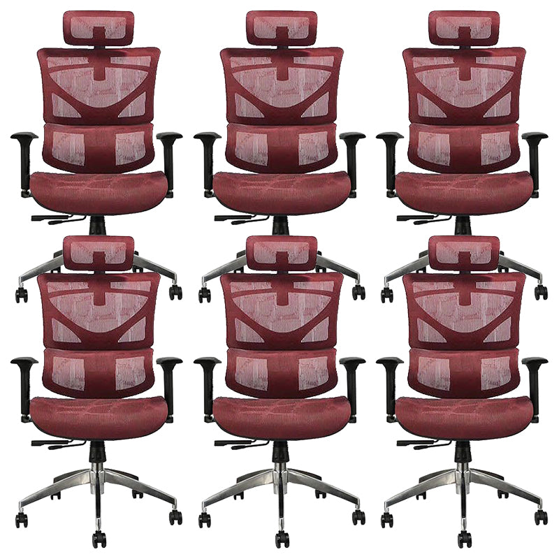 Contemporary Mid-Back Office Chair Ergonomic Adjustable Seat Height Desk Chair