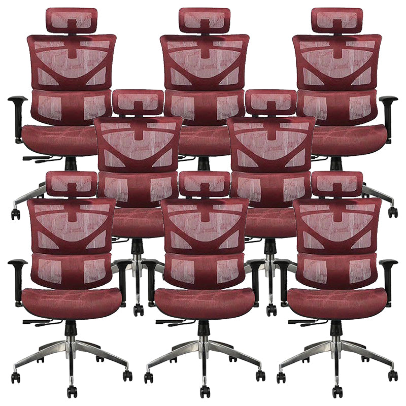 Contemporary Mid-Back Office Chair Ergonomic Adjustable Seat Height Desk Chair