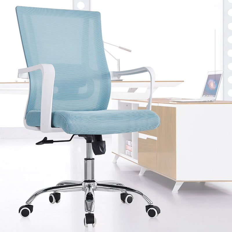 Lumbar Support Desk Chair Contemporary Mid-Back Office Chair