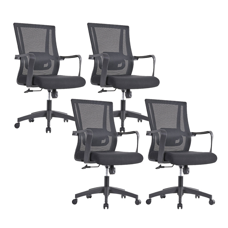 Lumbar Support Desk Chair Contemporary Mid-Back Office Chair