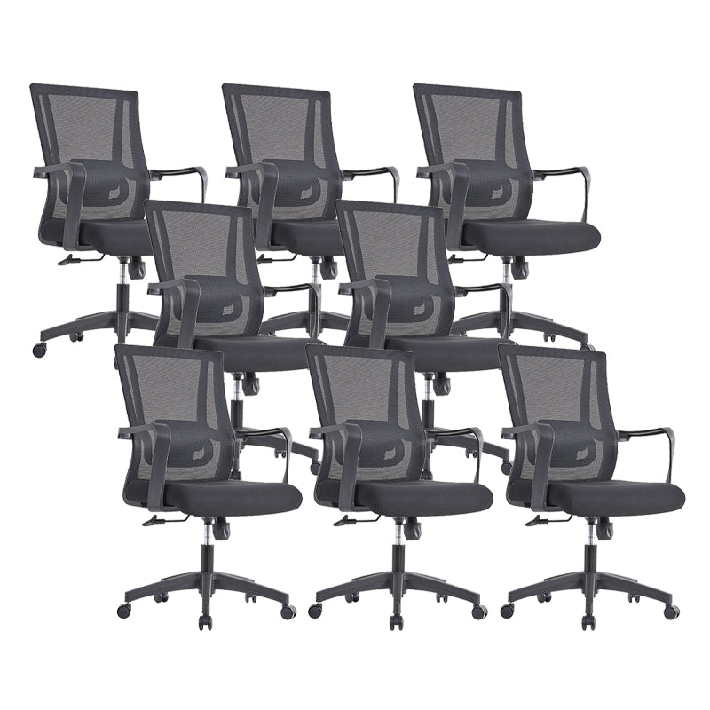 Lumbar Support Desk Chair Contemporary Mid-Back Office Chair