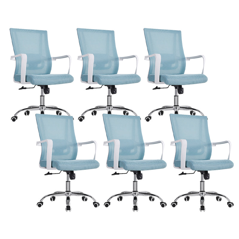 Lumbar Support Desk Chair Contemporary Mid-Back Office Chair