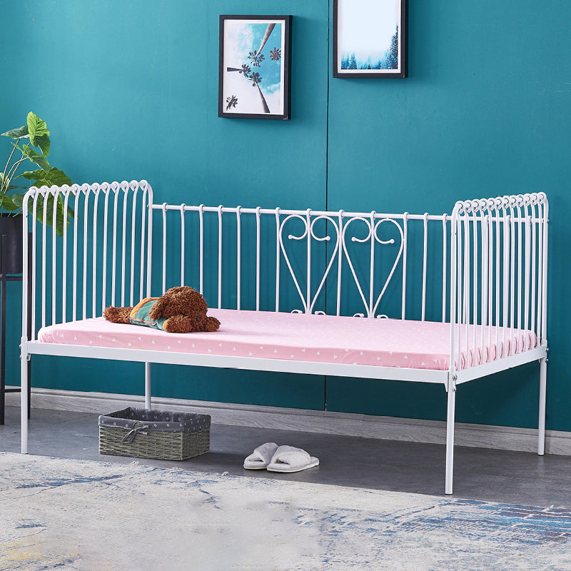 Modern and Contemporary Metal Mattress with Guardrail Princess Slat