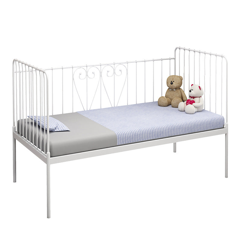 Modern and Contemporary Metal Mattress with Guardrail Princess Slat