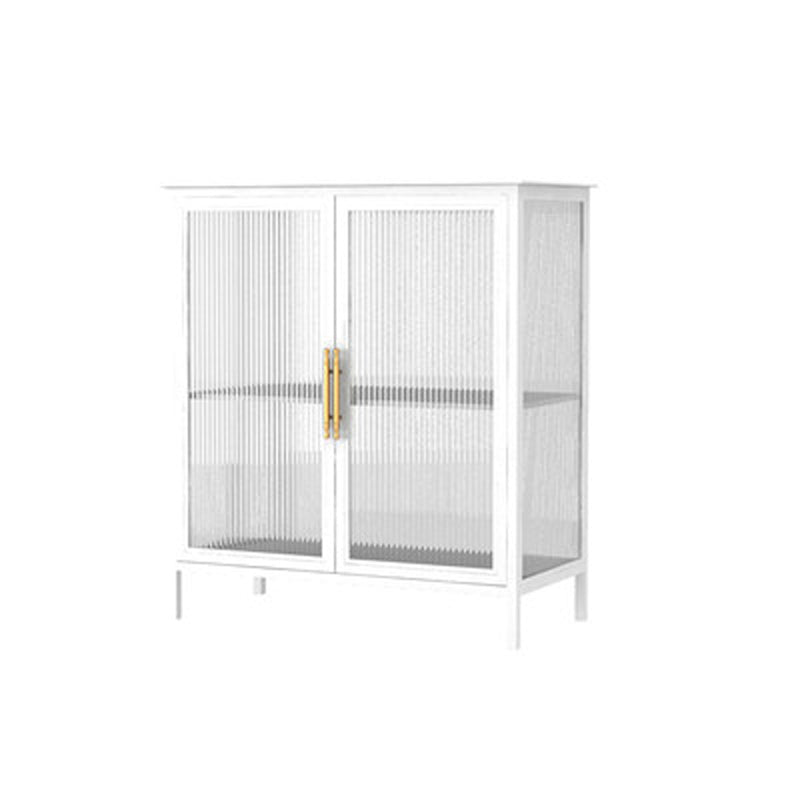 Glass Door Display Cabinet Industrial Storage Cabinet for Living Room