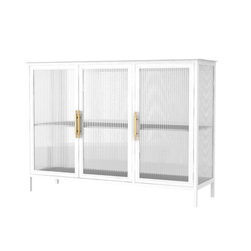 Glass Door Display Cabinet Industrial Storage Cabinet for Living Room