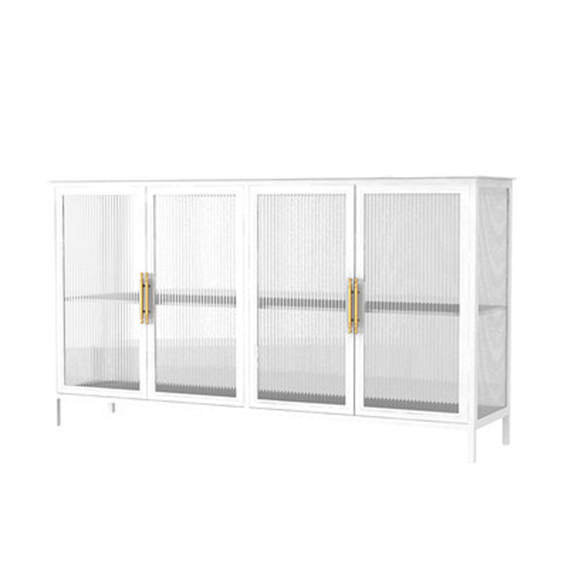 Glass Door Display Cabinet Industrial Storage Cabinet for Living Room