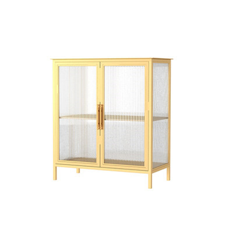 Glass Door Display Cabinet Industrial Storage Cabinet for Living Room