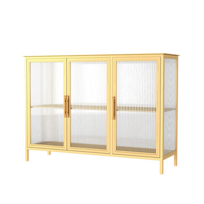 Glass Door Display Cabinet Industrial Storage Cabinet for Living Room