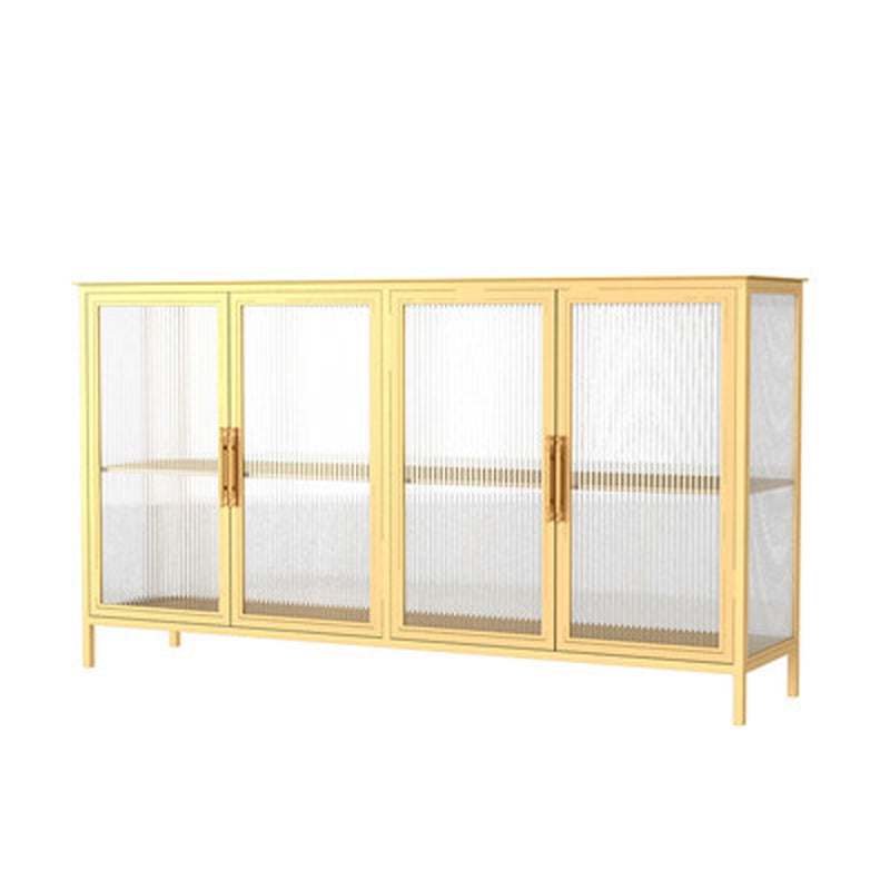 Glass Door Display Cabinet Industrial Storage Cabinet for Living Room