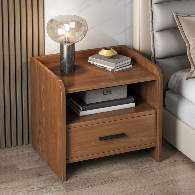 Modern Manufactured Wood Night Table Drawer Storage Bedside Cabinet with Drawers