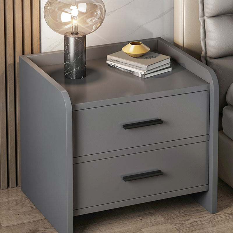 Modern Manufactured Wood Night Table Drawer Storage Bedside Cabinet with Drawers