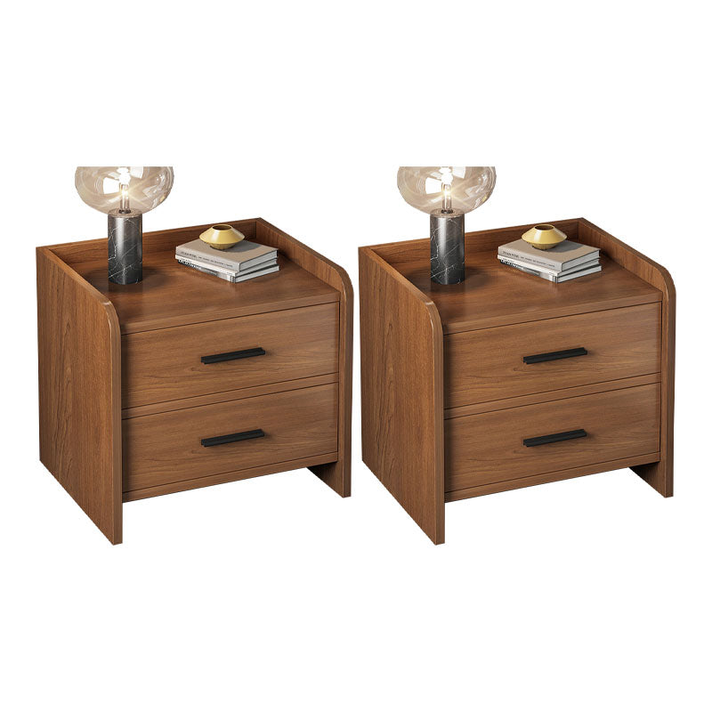 Modern Manufactured Wood Night Table Drawer Storage Bedside Cabinet with Drawers