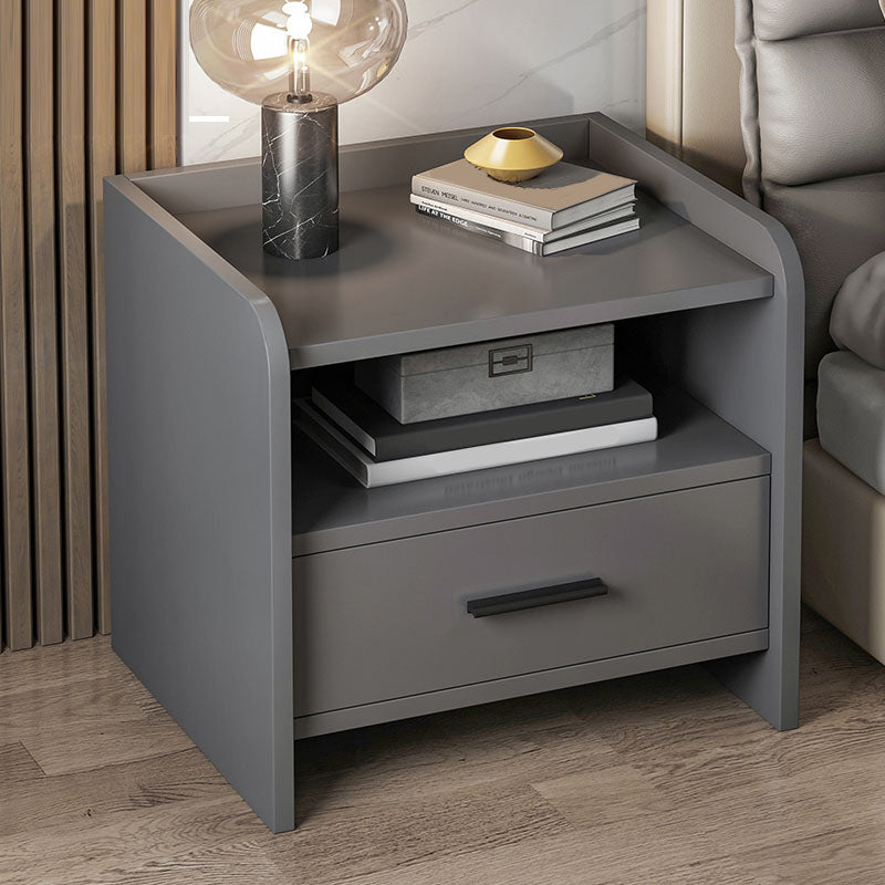 Modern Manufactured Wood Night Table Drawer Storage Bedside Cabinet with Drawers