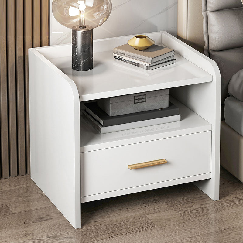 Modern Manufactured Wood Night Table Drawer Storage Bedside Cabinet with Drawers