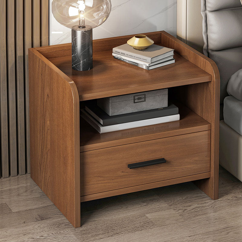 Modern Manufactured Wood Night Table Drawer Storage Bedside Cabinet with Drawers