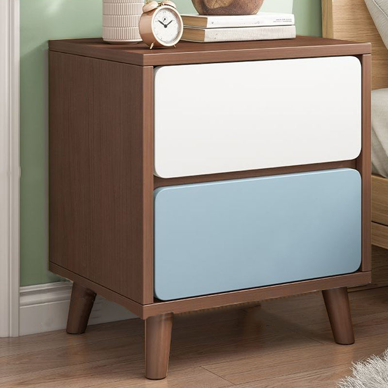 Modern Manufactured Wood Bed Nightstand Drawers Included Night Table for Bedroom