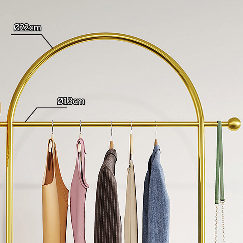 Gorgeous Metal Coat Rack Marble Bottom Coat Rack with Coat Hooks