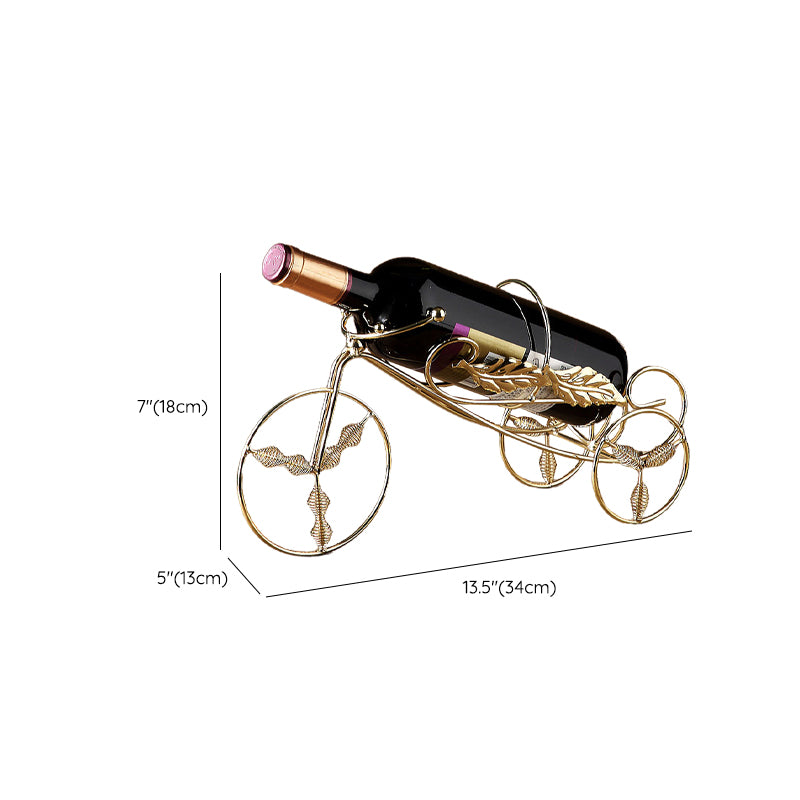 Modern Bike/ Boat/ Tree Metal Wine Racks Tabletop Wine Rack Kit in Brass