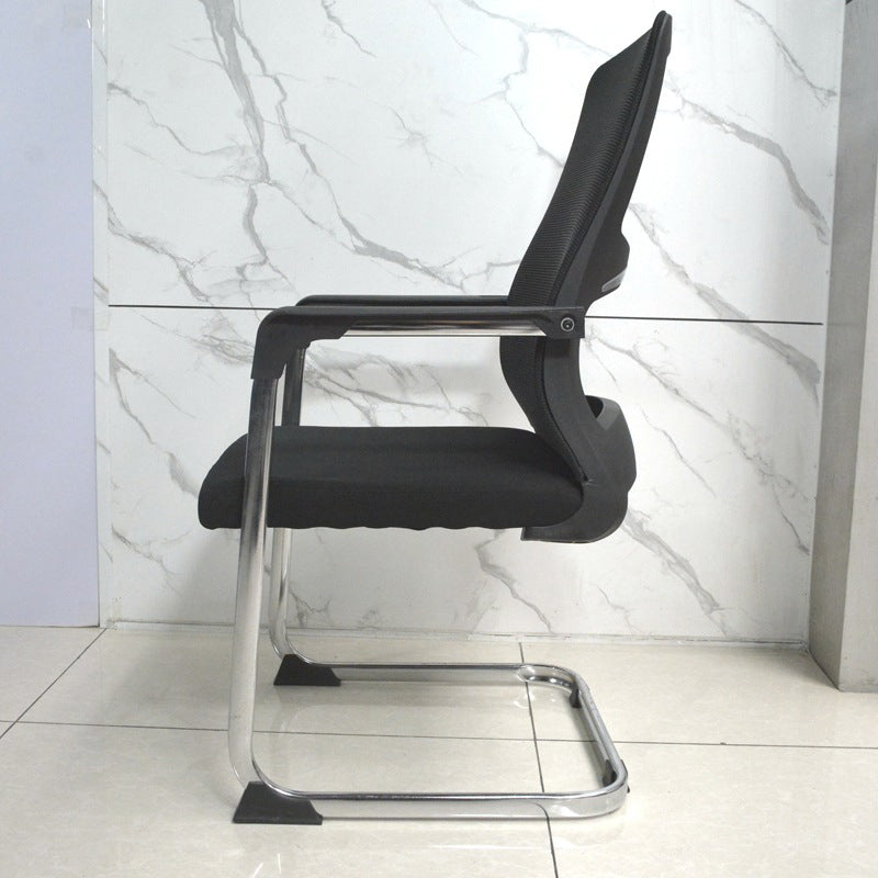 22"W Contemporary Desk Chair Breathable AirGrid Fixed Arms Office Chair