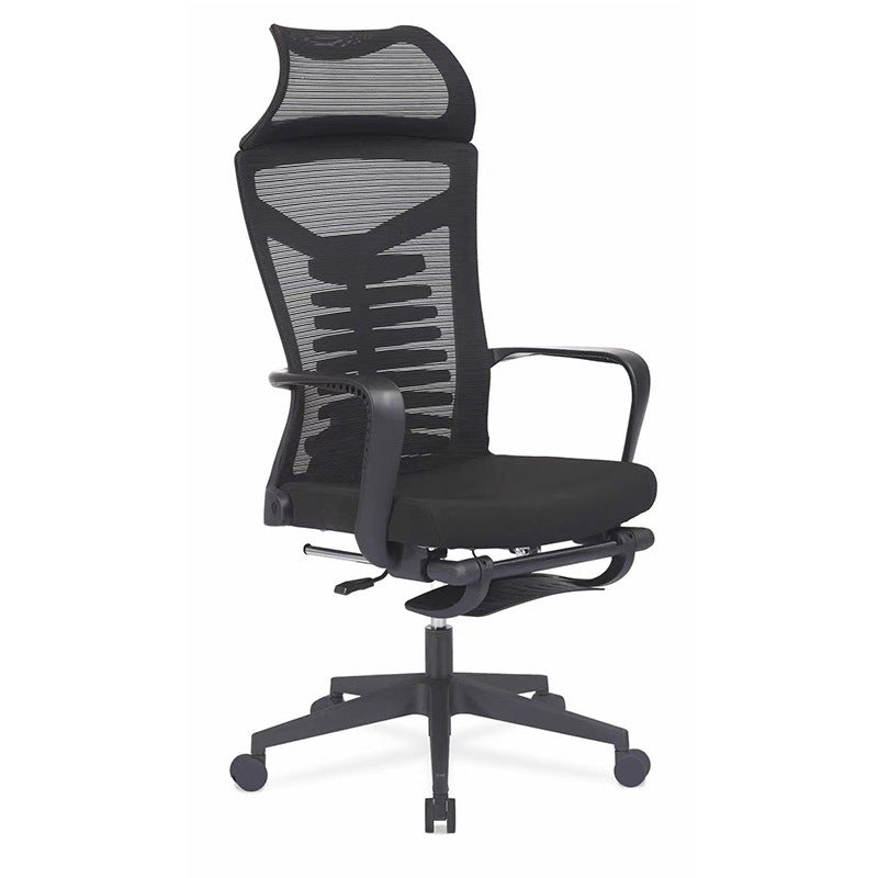 Modern Mesh Desk Chair Black High-Back Office Chair with Wheels