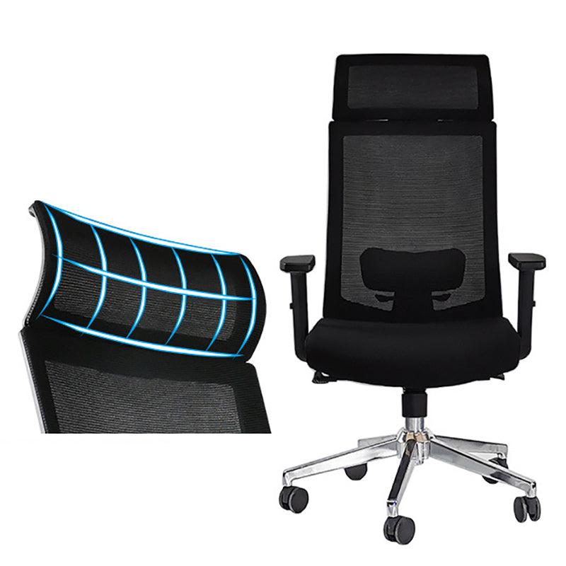 Modern Desk Chair Mesh Computer Chair Adjustable Chair with Wheels