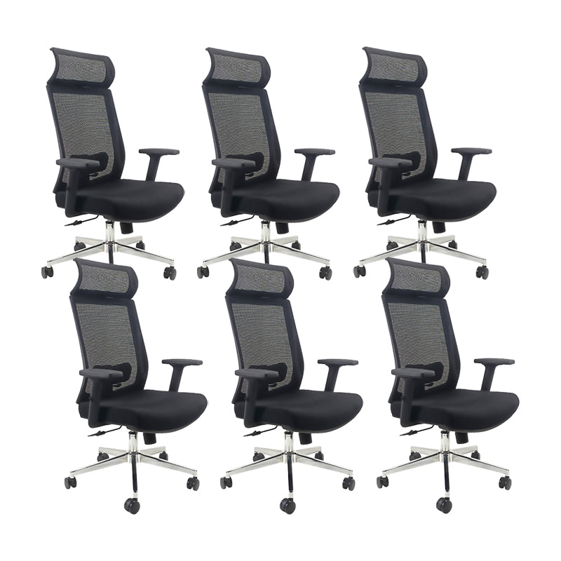 Modern Desk Chair Mesh Computer Chair Adjustable Chair with Wheels