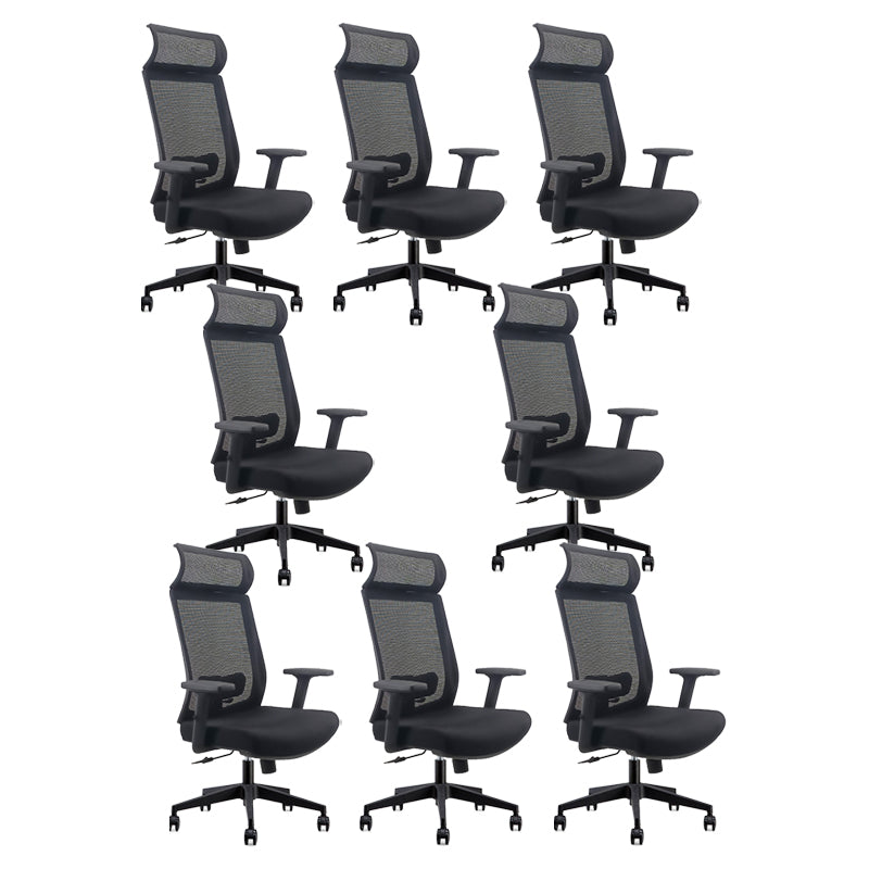 Modern Desk Chair Mesh Computer Chair Adjustable Chair with Wheels