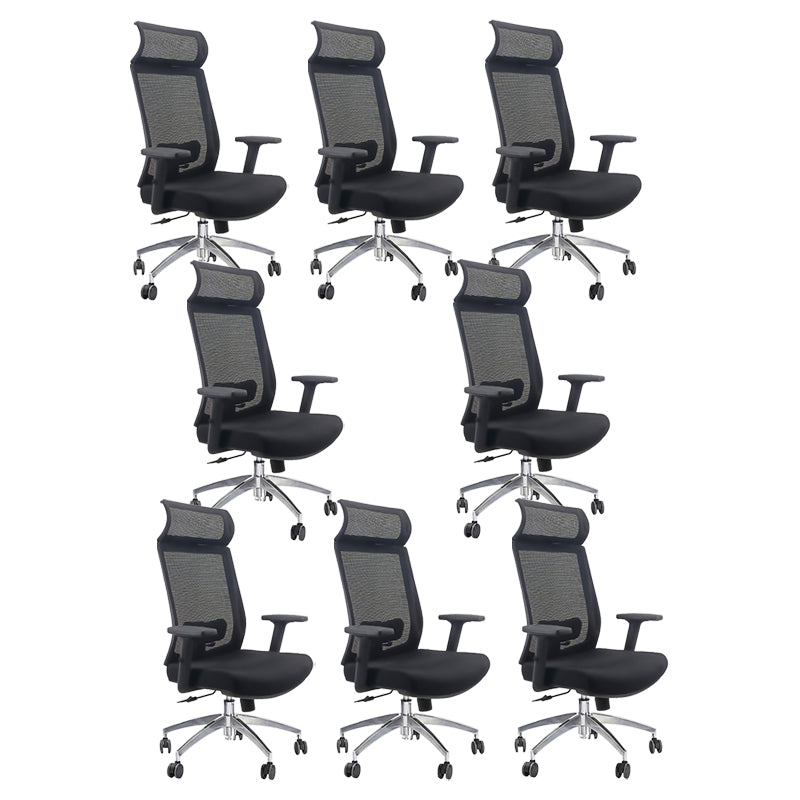 Modern Desk Chair Mesh Computer Chair Adjustable Chair with Wheels