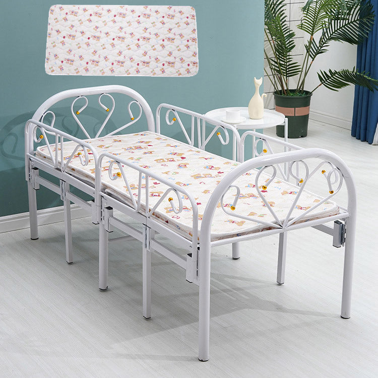 Scandinavian Detachable Guardrails Kids Bed Headboard Metal Bed