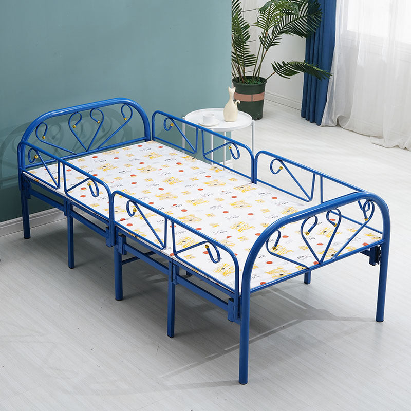 Scandinavian Detachable Guardrails Kids Bed Headboard Metal Bed