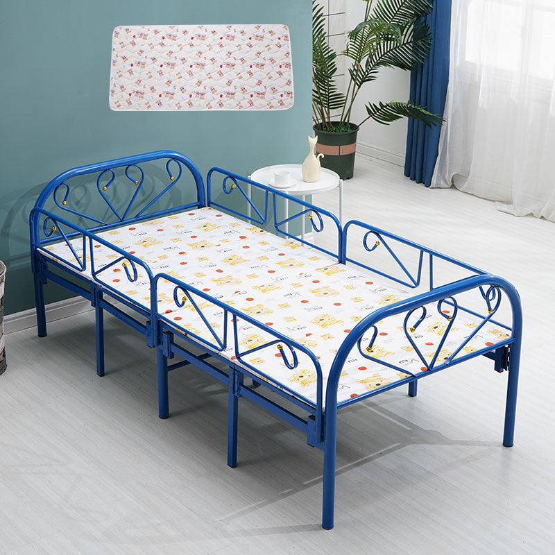 Scandinavian Detachable Guardrails Kids Bed Headboard Metal Bed