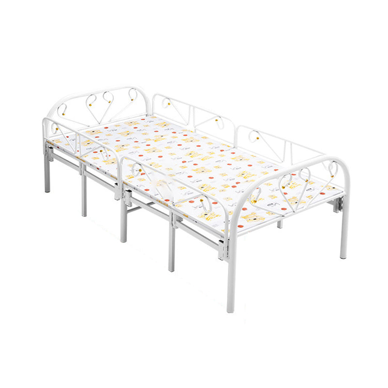 Scandinavian Detachable Guardrails Kids Bed Headboard Metal Bed