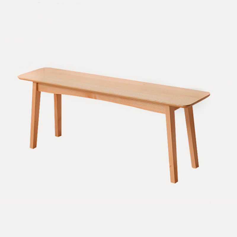 11 Inch Wide Contemporary Seating Bench Solid Wood Beech Bench