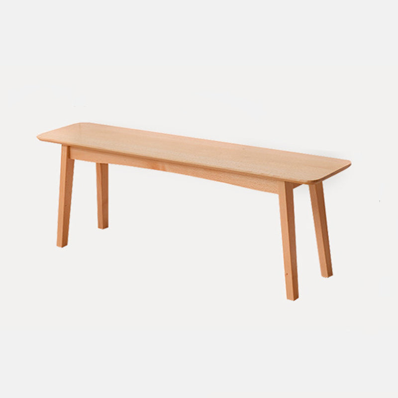 11 Inch Wide Contemporary Seating Bench Solid Wood Beech Bench